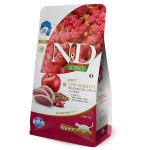 N&D キヌア ヘアボール ダック 成猫 300g