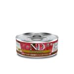 N&D キヌア スキン&コート ベニソン ウェット 成猫 80g