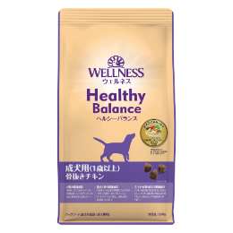 ウェルネス　ヘルジーバランス　成犬用　骨抜きチキン　500g