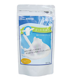 【ドクターズチョイス】　ゴートミルク(ヤギミルク)　犬猫用みるく　120g