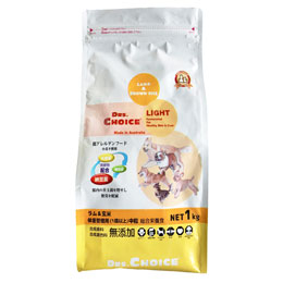 【ドクターズチョイス】体重管理用　中粒　ラム&玄米　1kg