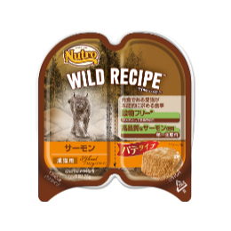 ニュートロ  キャット ワイルド　レシピ  成猫用　サーモン パテタイプ　トレイ