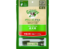 グリニーズ プラス　成犬用　中型犬用　11-22kg 6P
