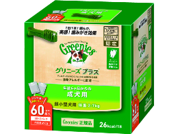 グリニーズ プラス　成犬用　超小型犬用　2-7kg　60P
