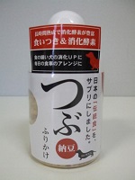 伝統食ふりかけ　つぶ納豆ボトル　犬用85g