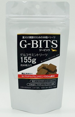 ジービッツ　グルコサミントリーツ　犬用155g(約60枚)