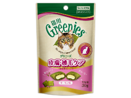 グリニーズ　猫用　皮膚被毛ケア　サーモン味　30g