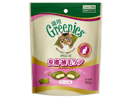 グリニーズ　猫用　皮膚被毛ケア　サーモン味　90g