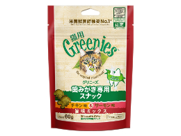 グリニーズ 猫用　チキン味&サーモン味　旨味ミックス　60g