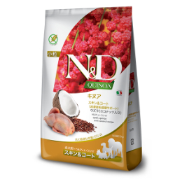 N&D キヌア スキン&コート ウズラ 成犬 800g
