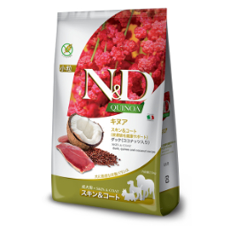 N&D キヌア スキン&コート ダック 成犬 2.5kg