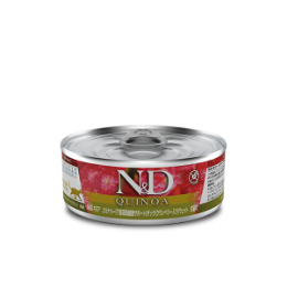 N&D キヌア ユリナリー ダック ウェット 成猫 80g