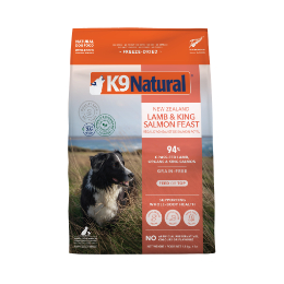 K9　Natural　フリーズドライ　ラム&キングサーモン　1.8kg
